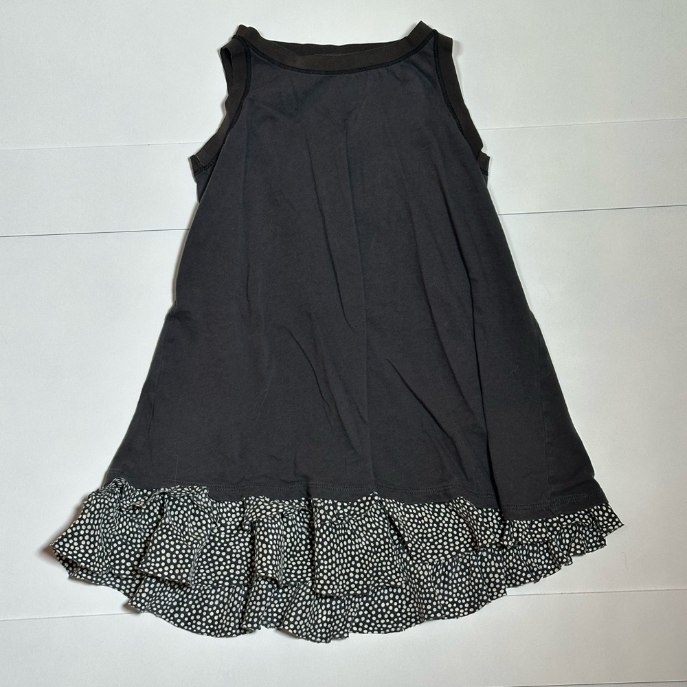J. Crew Crewcuts Collectibles Girl’s Black and White Polka Dot Dress Size 4-5